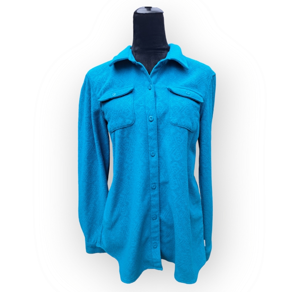 Eddie Bauer women's fleece shirt large